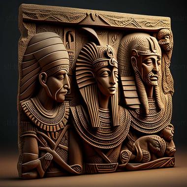 3D model ancient egyptian (STL)